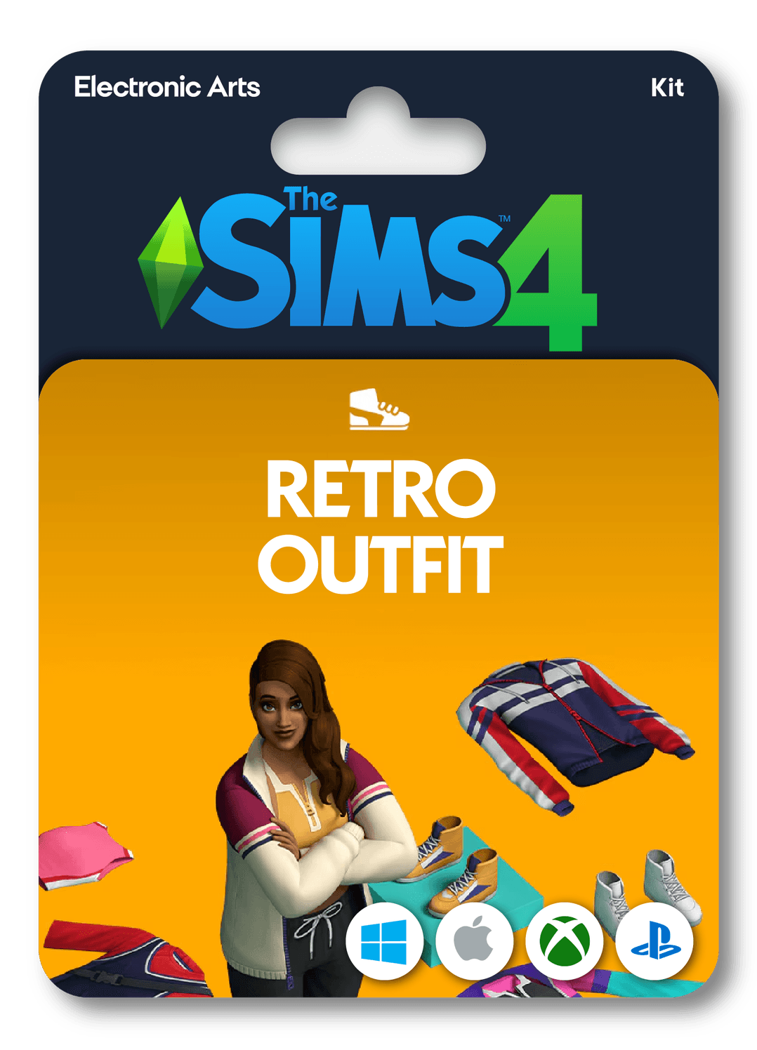 De Sims 4: Retro Outfit