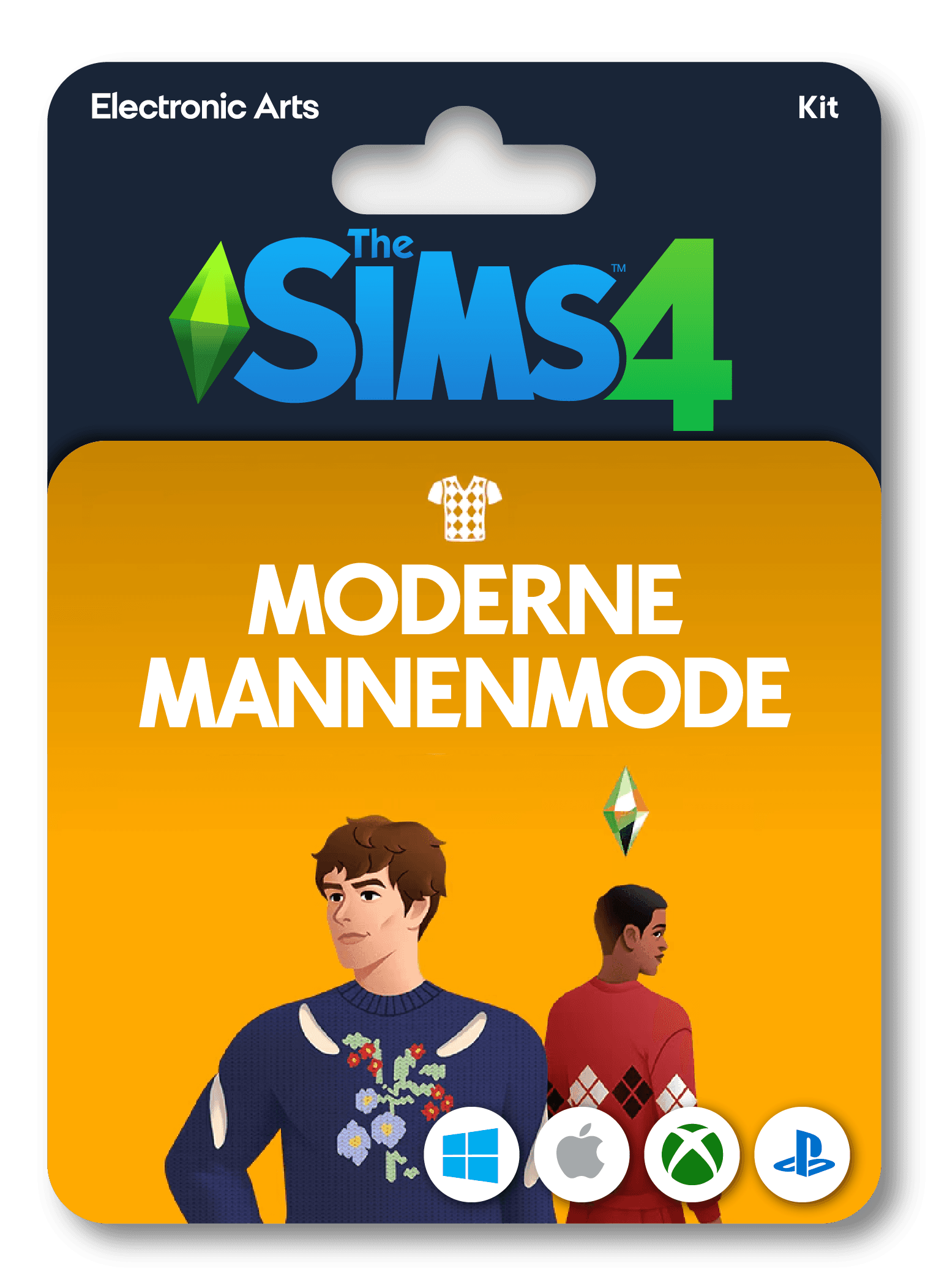 De Sims 4: Moderne Mannenmode