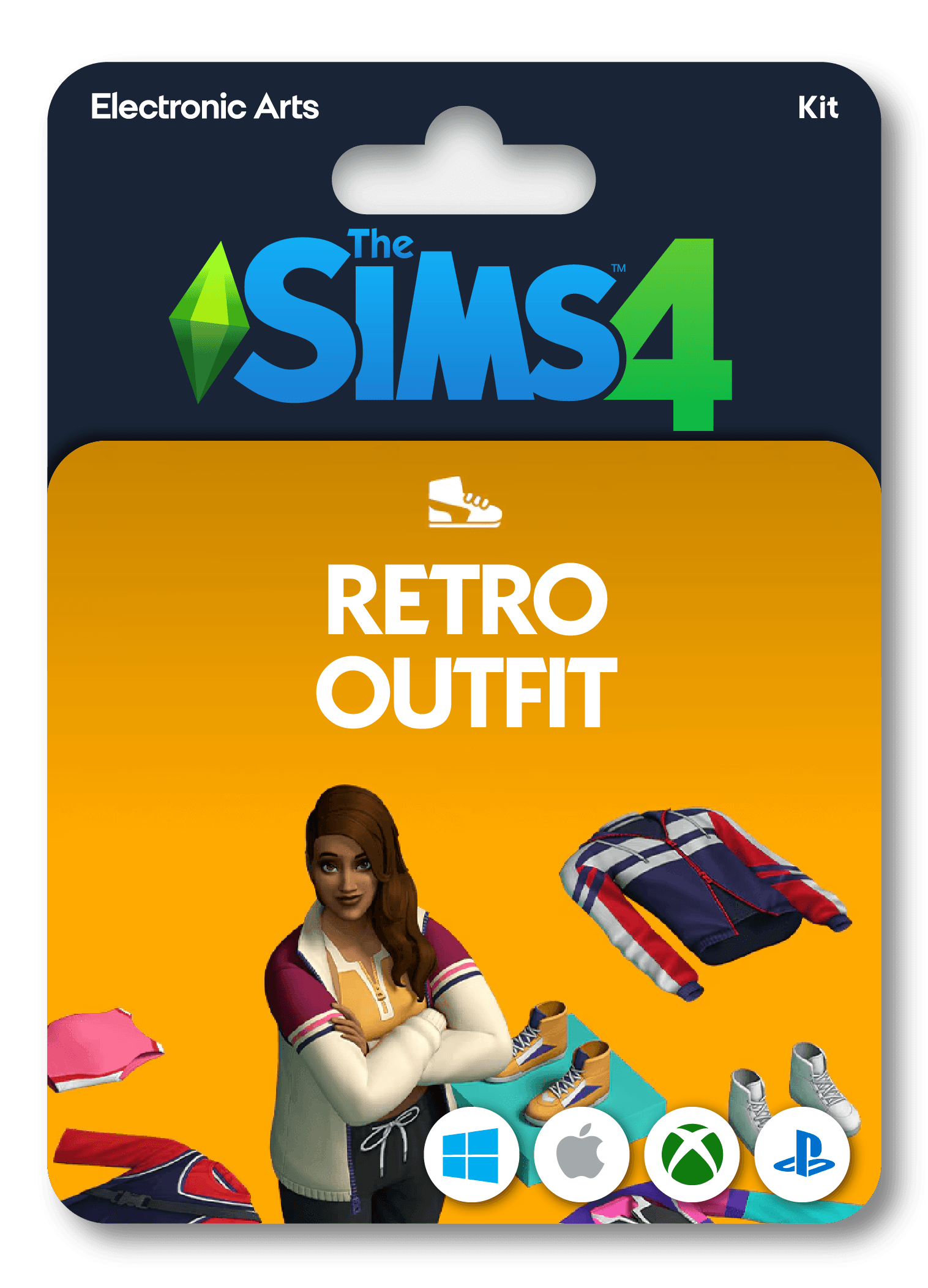 De Sims 4: Retro Outfit